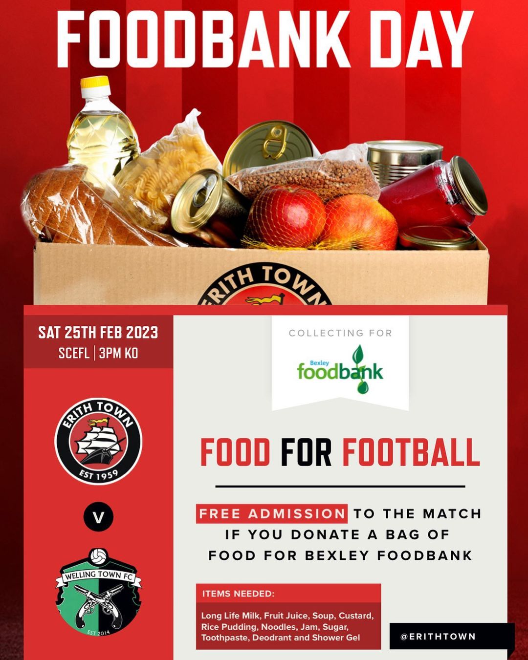Food for Football Day 2023