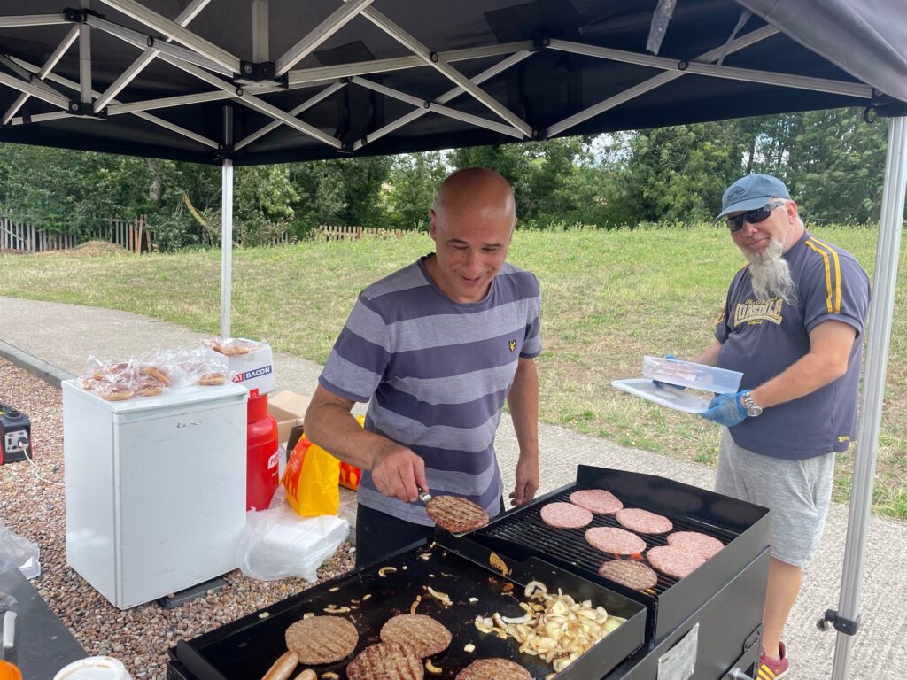 Burgers on the BBQ