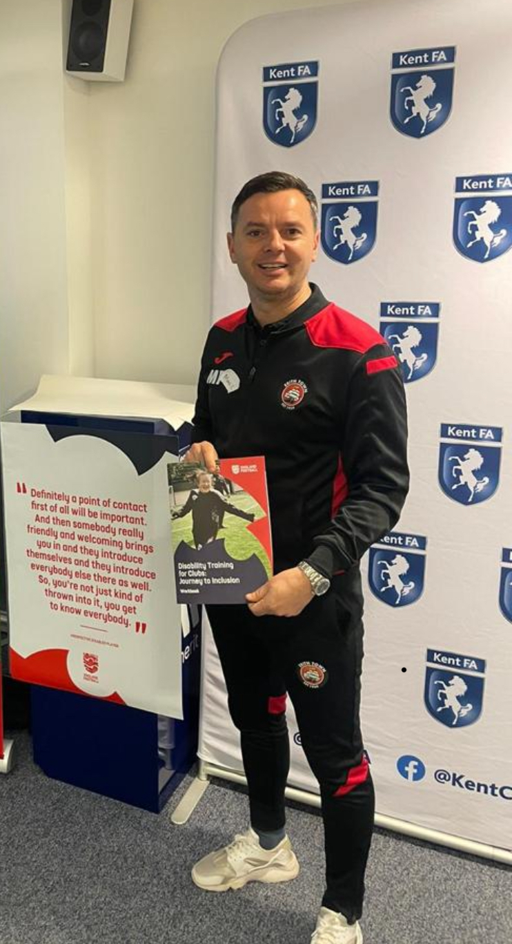 Under 18s Coach Marc Petters