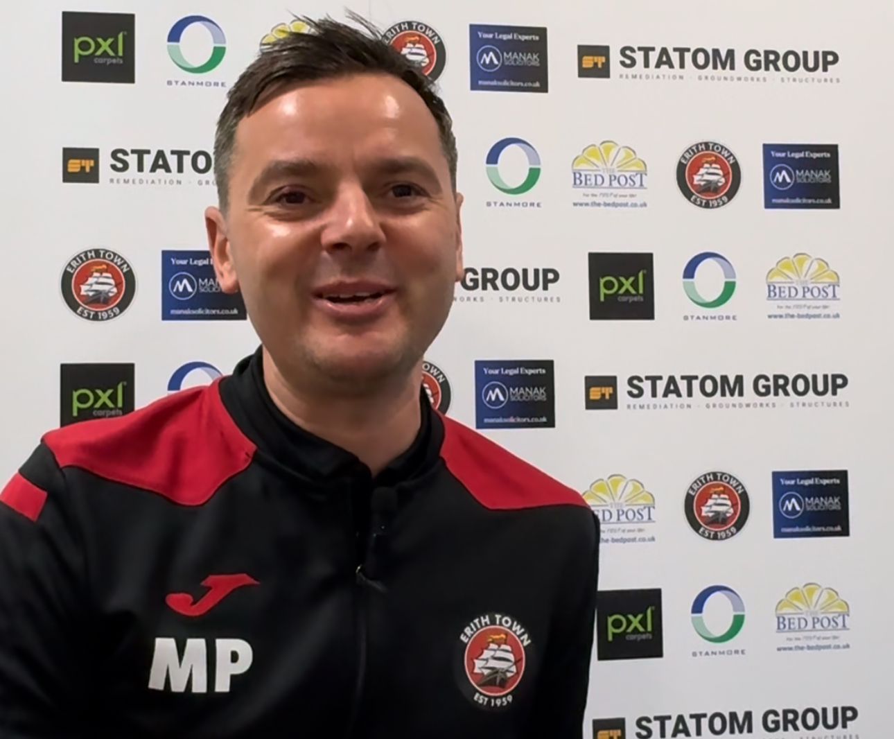 Erith Town Under 23s Manager, Marc Petters