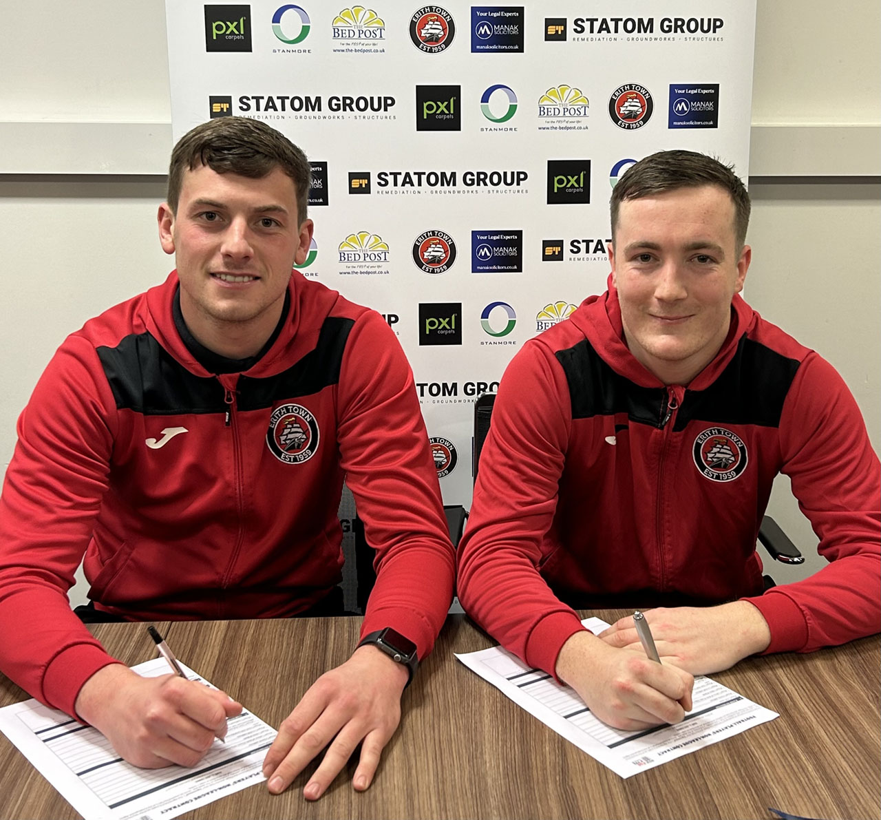 Harry Taylor and Louie Clarke