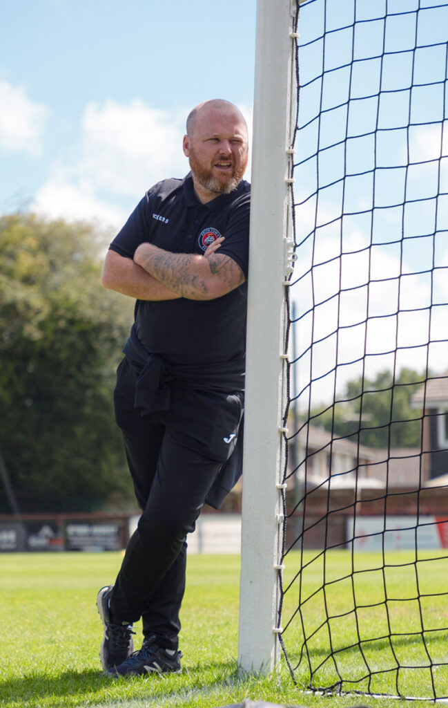 Dockers' manager, Adam Woodward