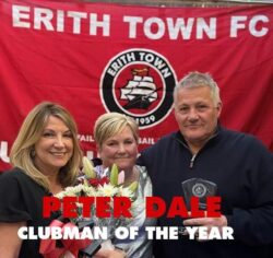 Peter Dale - Clubman of the Year 2024/25