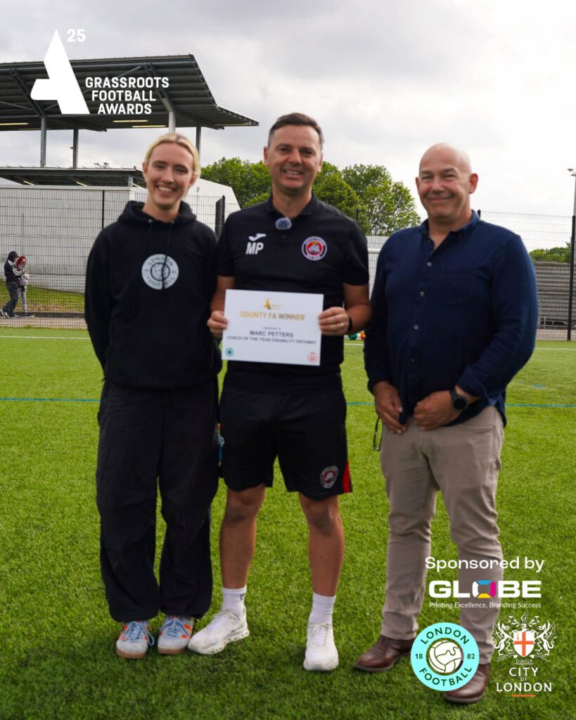Marc Petters awarded Disability Coach of the Year.