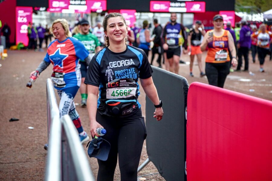 Georgia runs a marathon